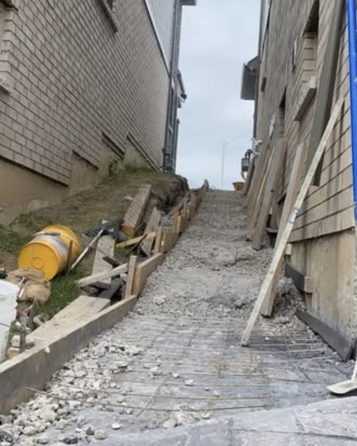Concrete steps before installation