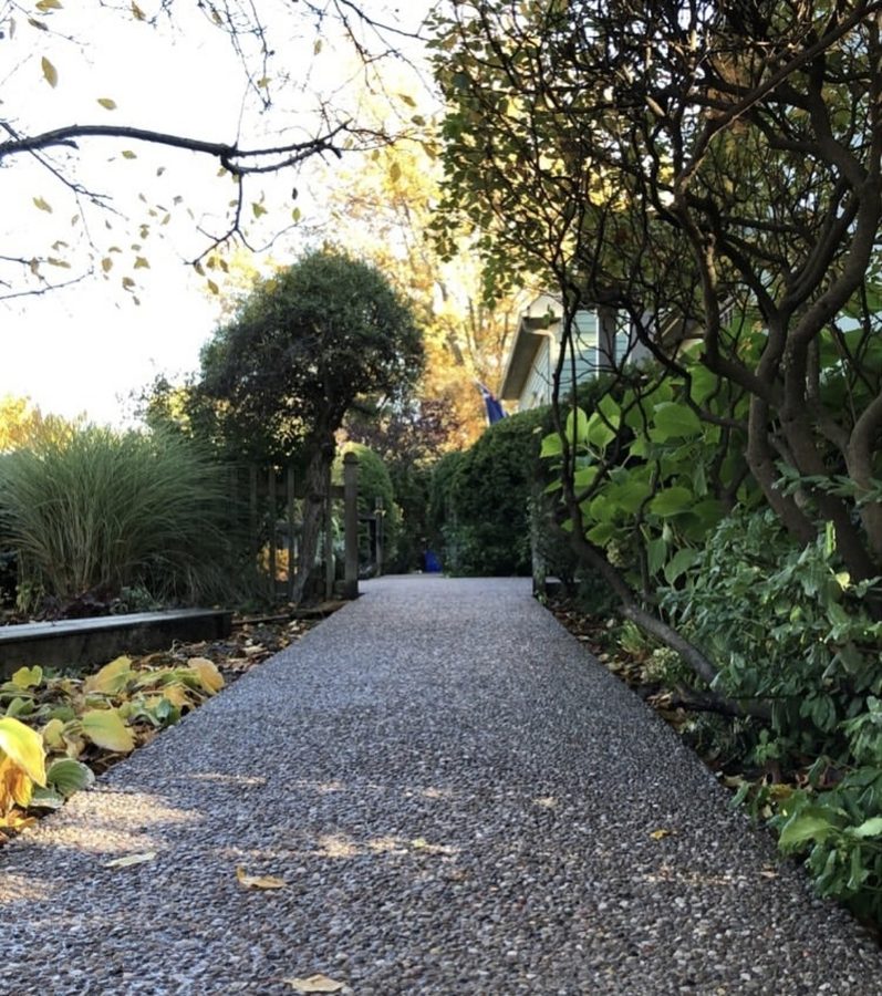 Finished sidewalk